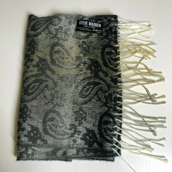 Steve Madden Paisley Scarf Made in Italy 4  Ombre Colors to Choose! - Picture 11 of 11